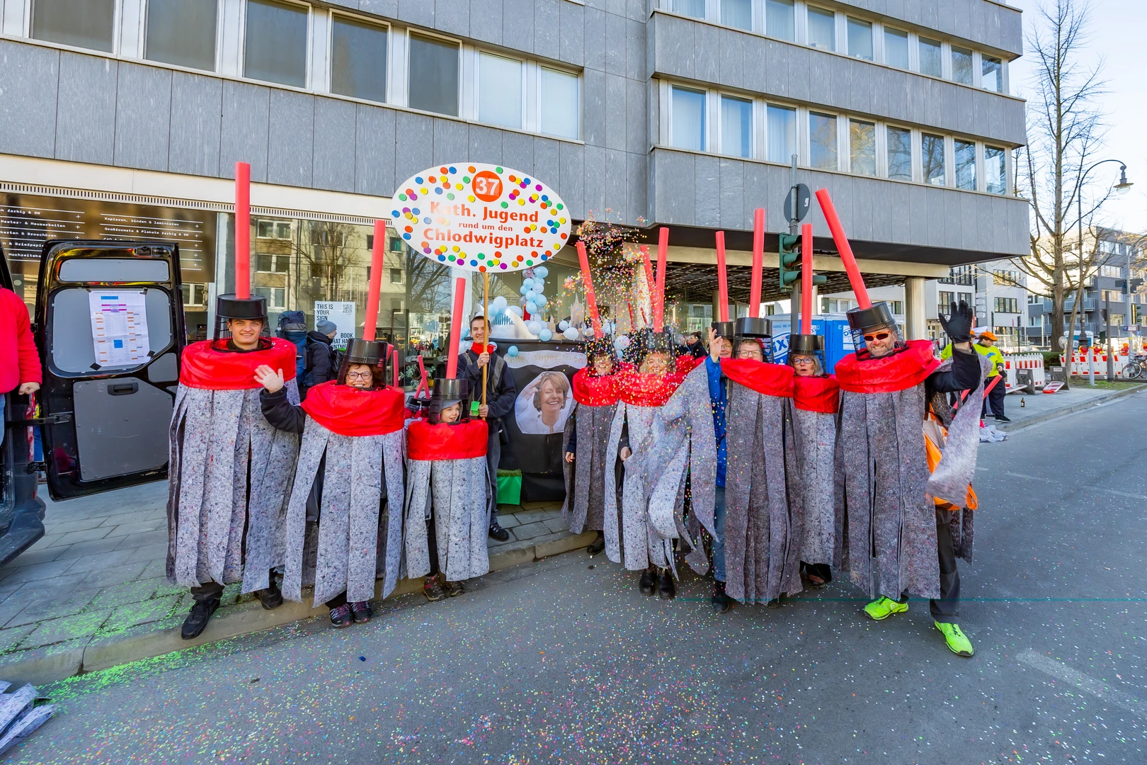 Gruppe 37 Kath. Jugend rund um den Chlodwigplatz